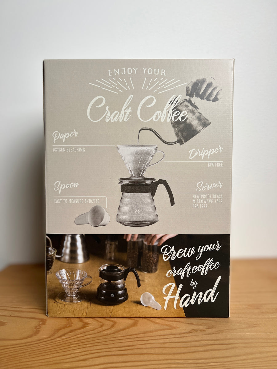 Hario V60 Craft Coffee Pour Over Starter Kit